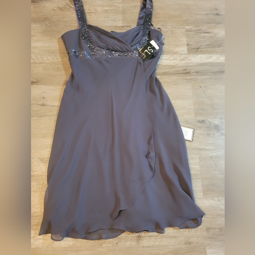 SL Fashions Charcoal Dress